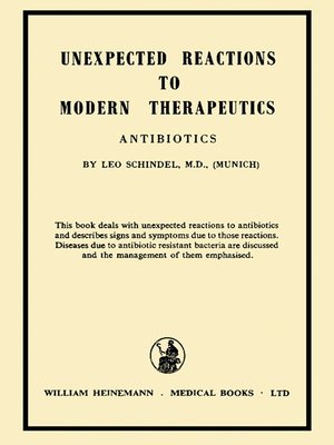cover image of Unexpected Reactions to Modern Therapeutics